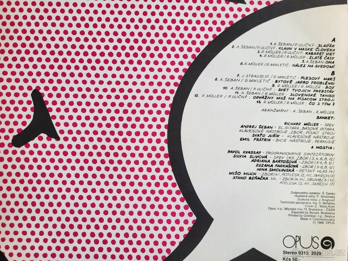 LP vinyl : Banket ,Beatles, Lešek Semelka, Omega. - 3