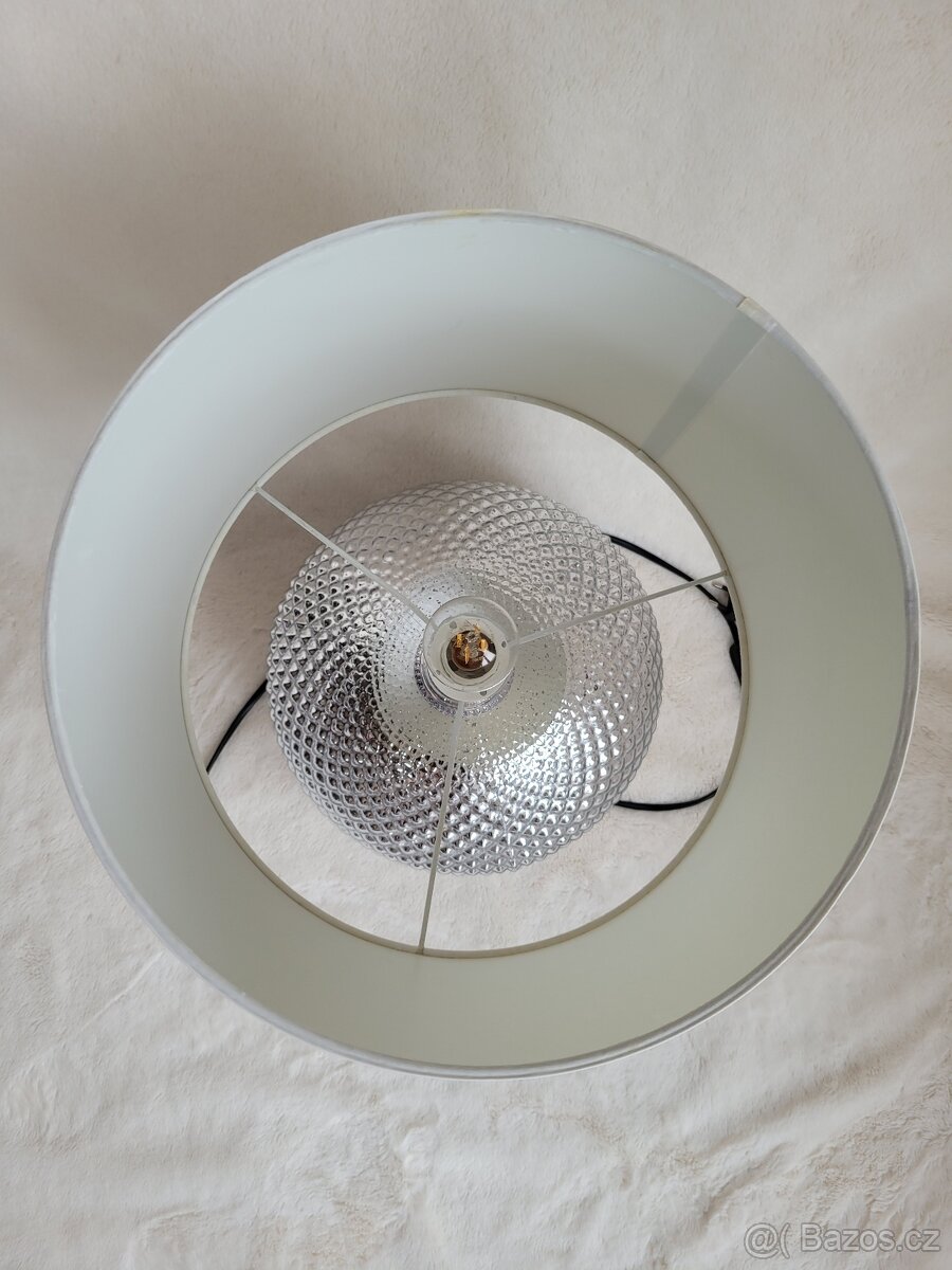 Stolní lampa MADON stříbrná - 3
