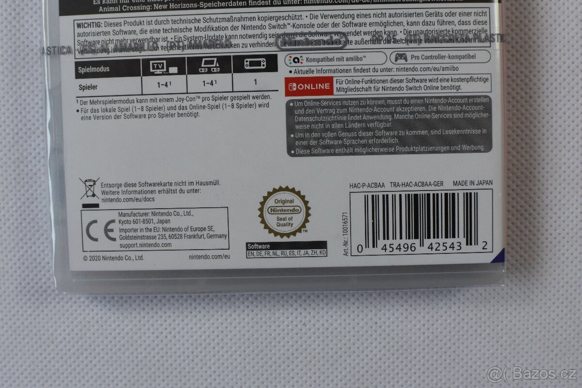 Animal Crossing New Horizons Nintendo Switch (Nová) zabalená - 3