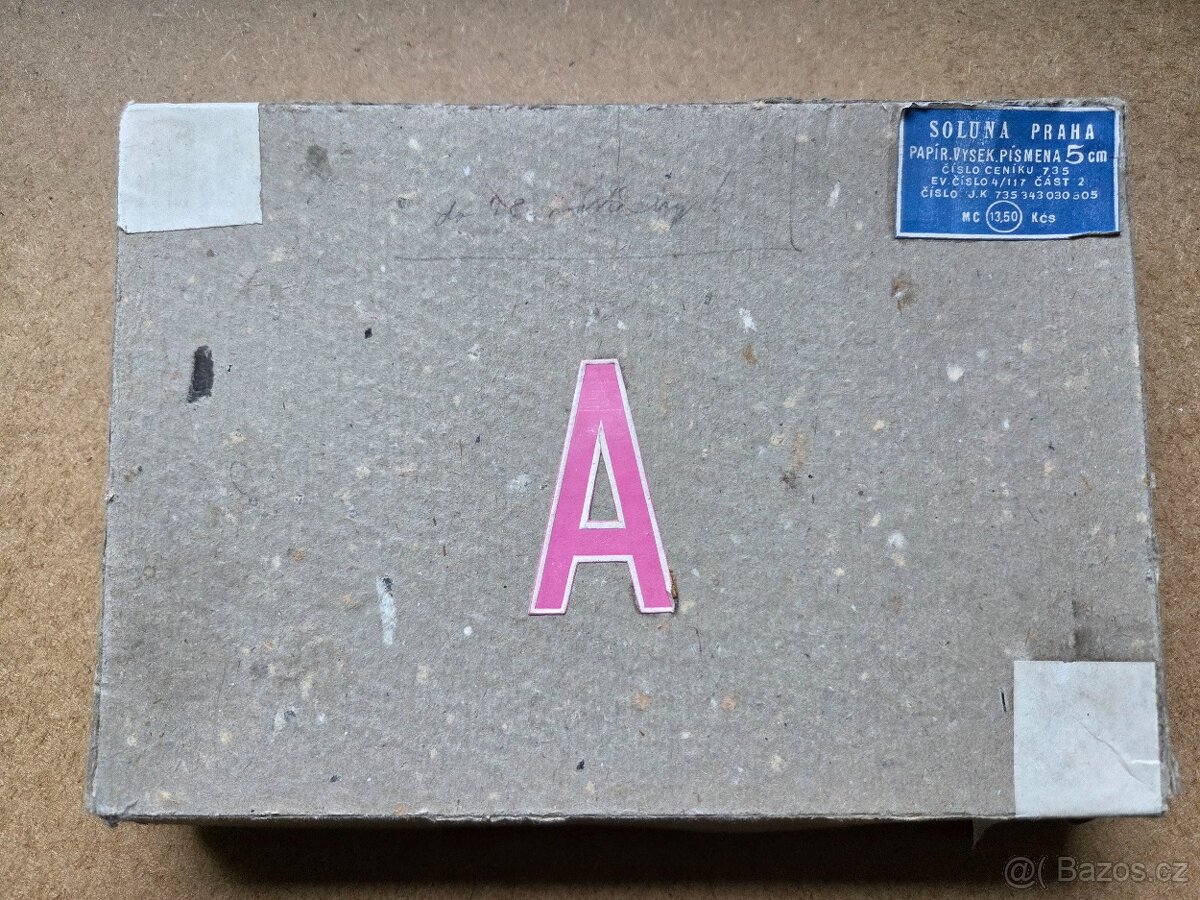 Papírová písmena SOLUNA PRAHA - 3