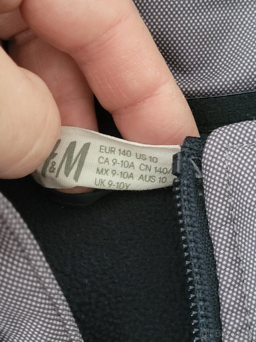 Softshellová bunda zateplená fleecem, v.140 - 3