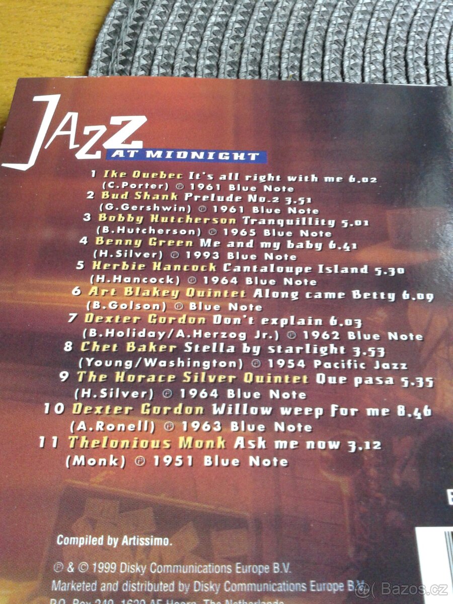 jazz cd z edice JAZZ AT MIDNIGHT - 3