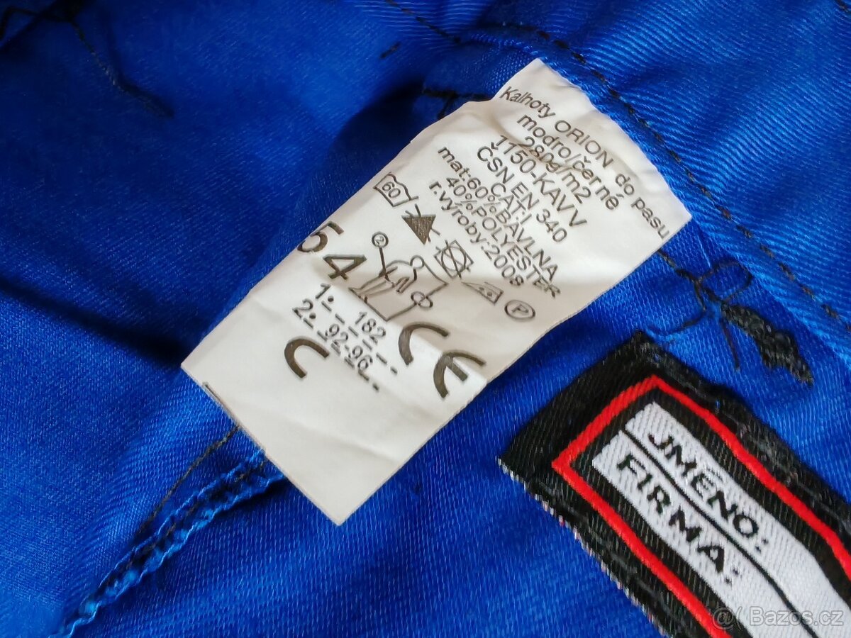 Montérková bunda a kalhoty modré barvy - 3