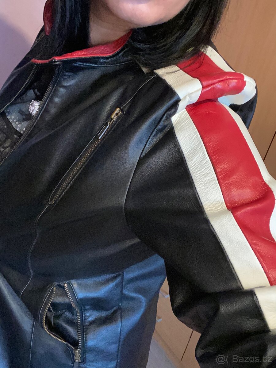 Prava kožená bunda Cony - 3