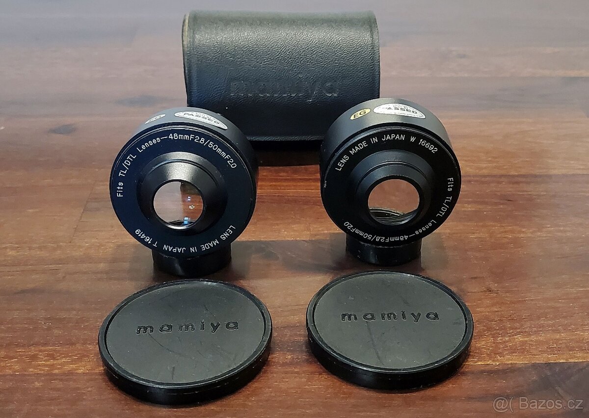 Sada předsádek / konvertorů pro Mamiya Secor TL/DTL - 3