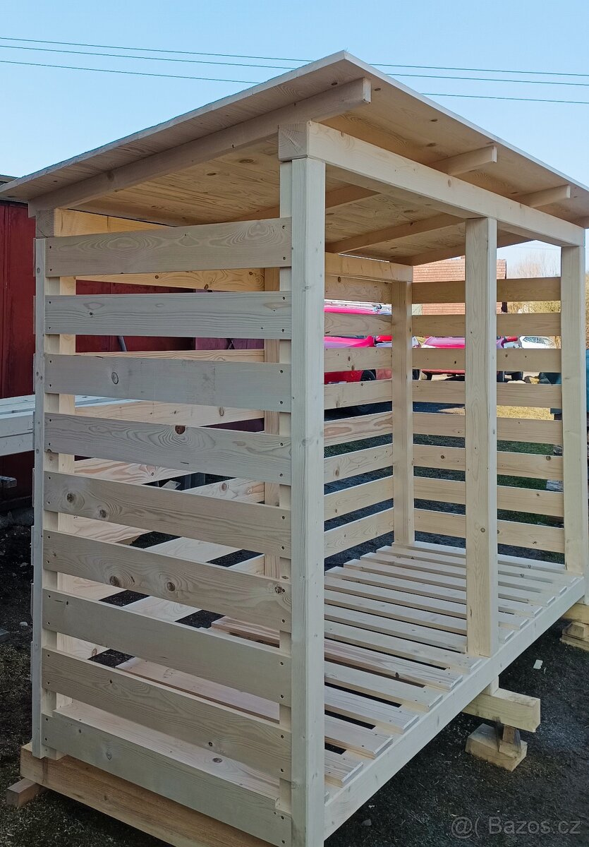 Dřevník - přístřešek na dřevo - 3