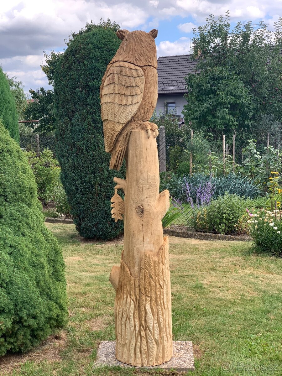 Dřevěná socha (dřevořezba pilou) - 3