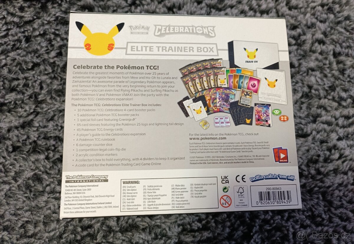 Pokémon TCH celebrations elite trainer box 25 - 3