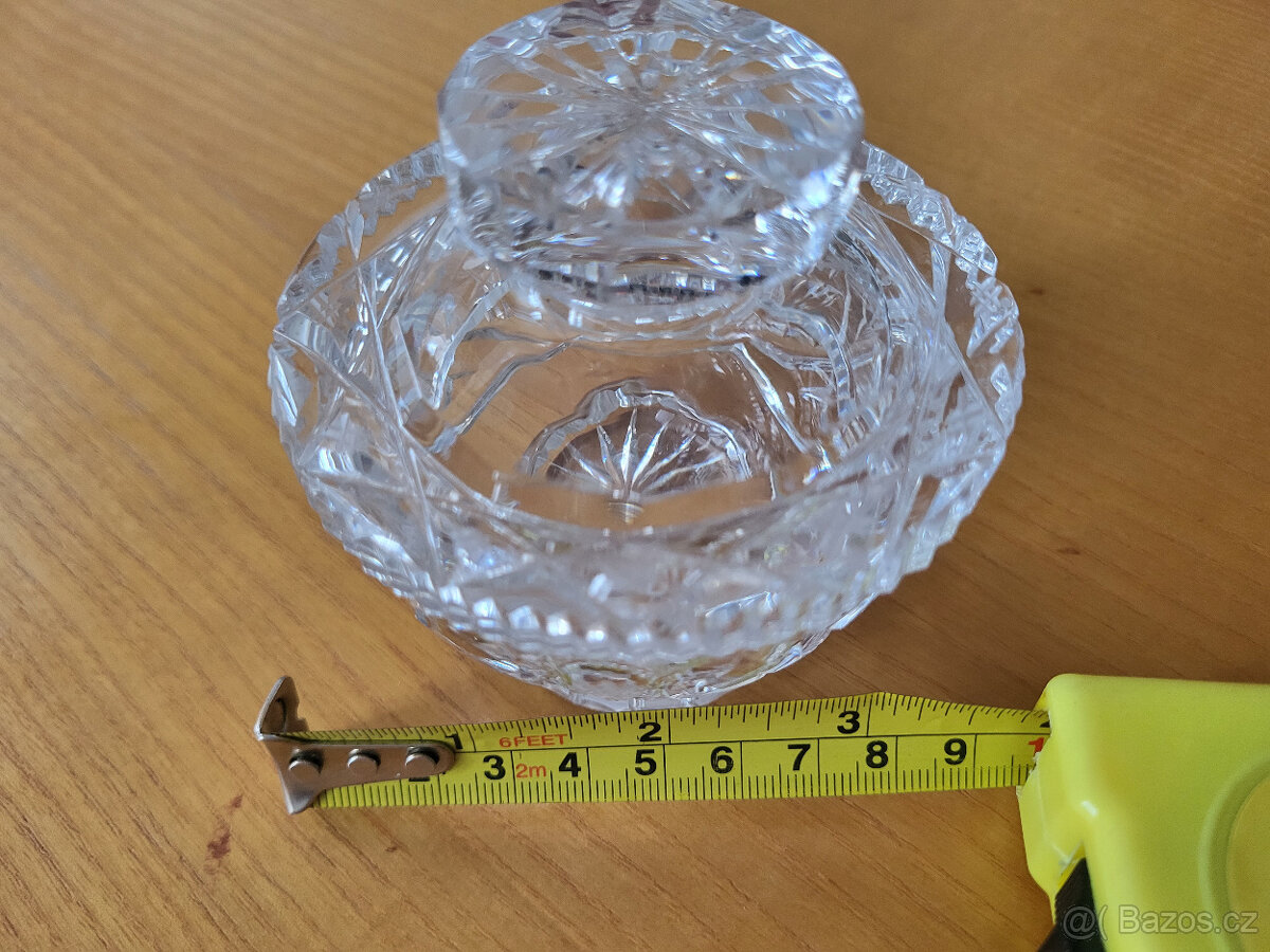 Skleněná dóza, 60. - 70. léta, ČSSR - 3