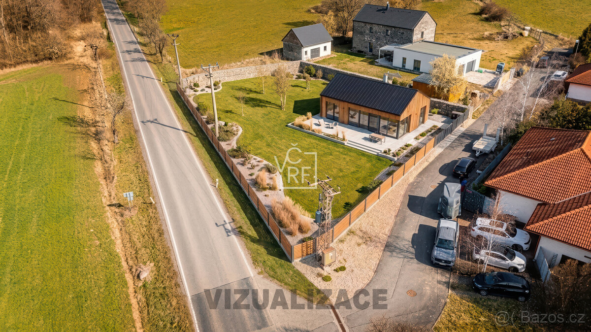 Prodej pozemku 1419 m² určeného k výstavbě RD v obci Svinaře – pohled 3