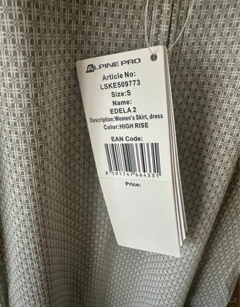 DÁMSKÉ RYCHLOSCHNOUCÍ ŠATY ALPINE PRO EDELA 2 S COOL DRY. - 3