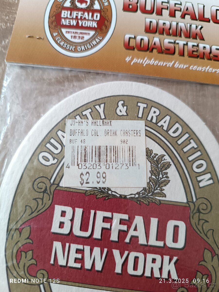 Podtácek pivní BUFFALO 1832 - 3