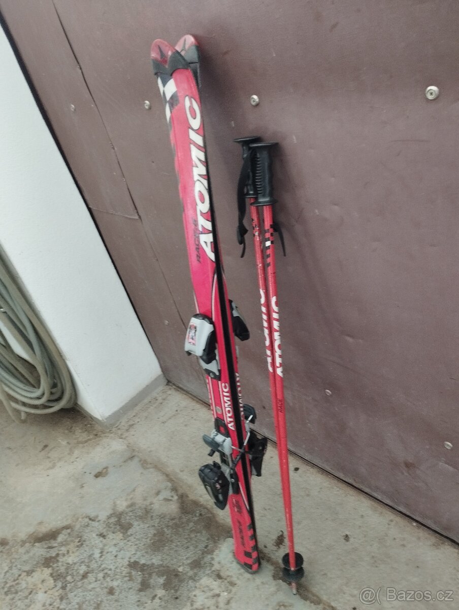 Dětské lyže Atomic s hůlky - 3