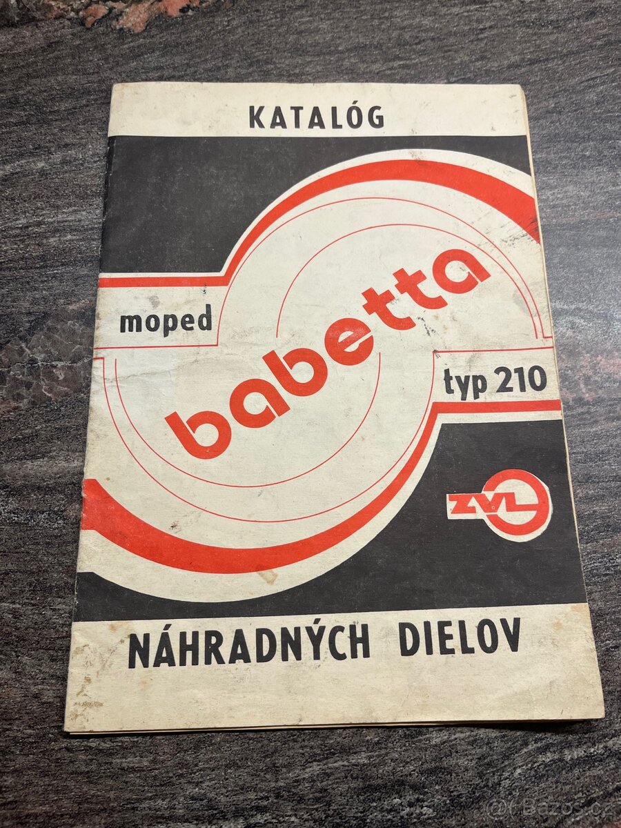 Katalog náhradních dílů babetta typ 210 - 3