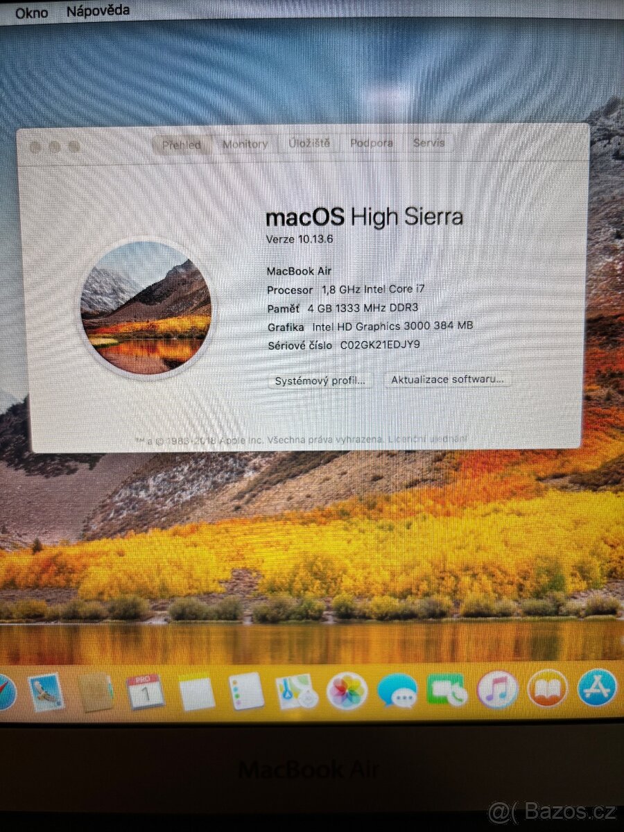 MacBook Air 13 (2012) - I7, 4GB RAM, 128GB SSD - 3