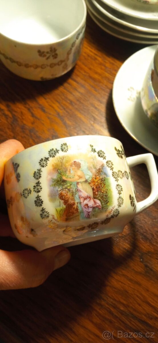 Starožitný kávový servis - 3