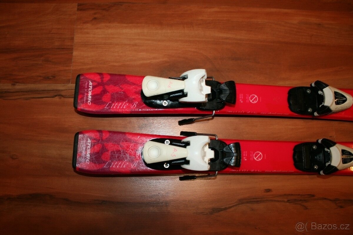 dievcenské lyže Atomic Little 90 cm , lyžiarky - 3