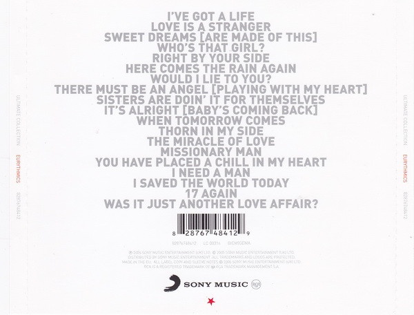 CD Eurythmics - Ultima Collection - 3