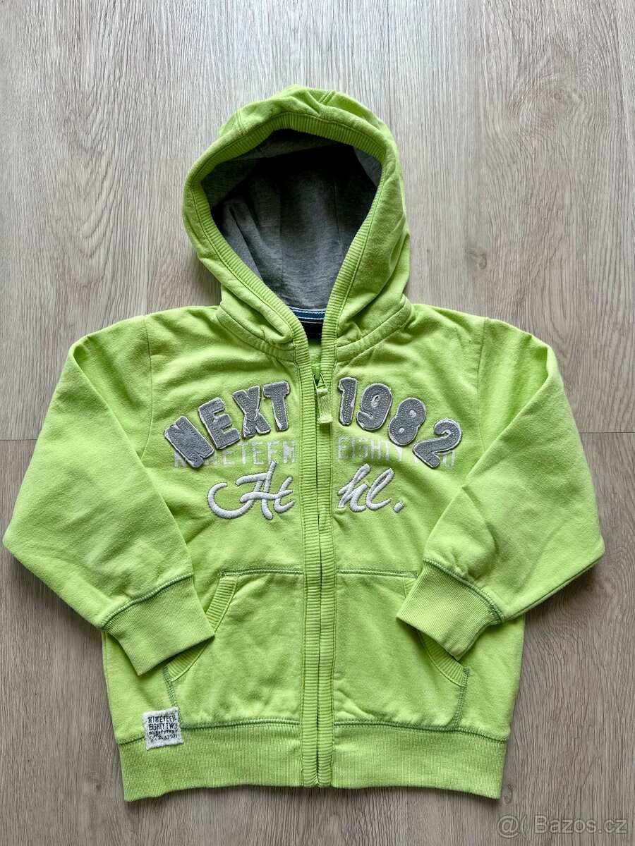 Mikina Next na zip s kapuci 104 - 3