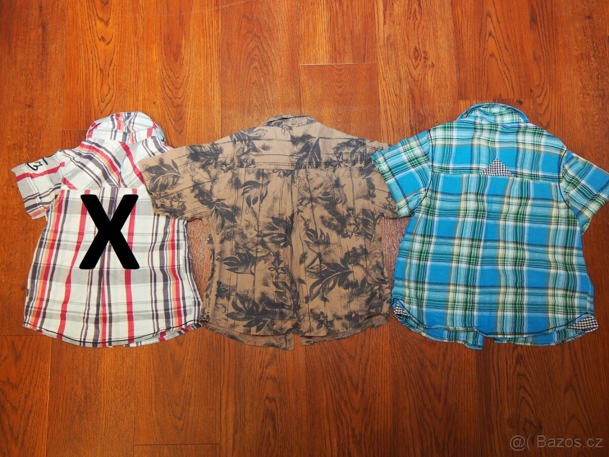5x košile vel.98 - 3