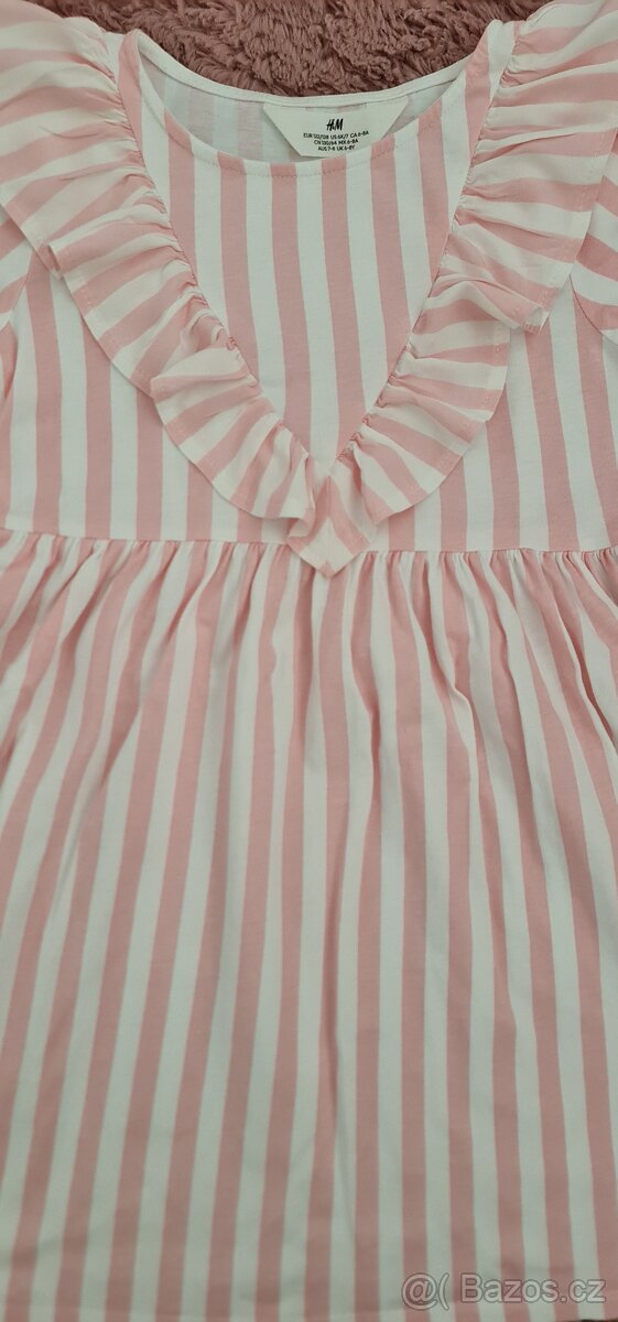 dívčí letní šaty H&M vel. 122/128 - 3