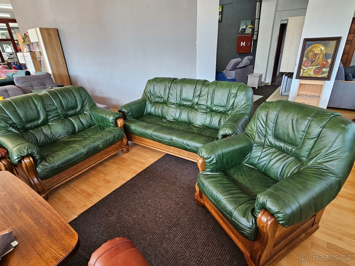 Kožená sedací souprava Romek 3+2+1 - 3