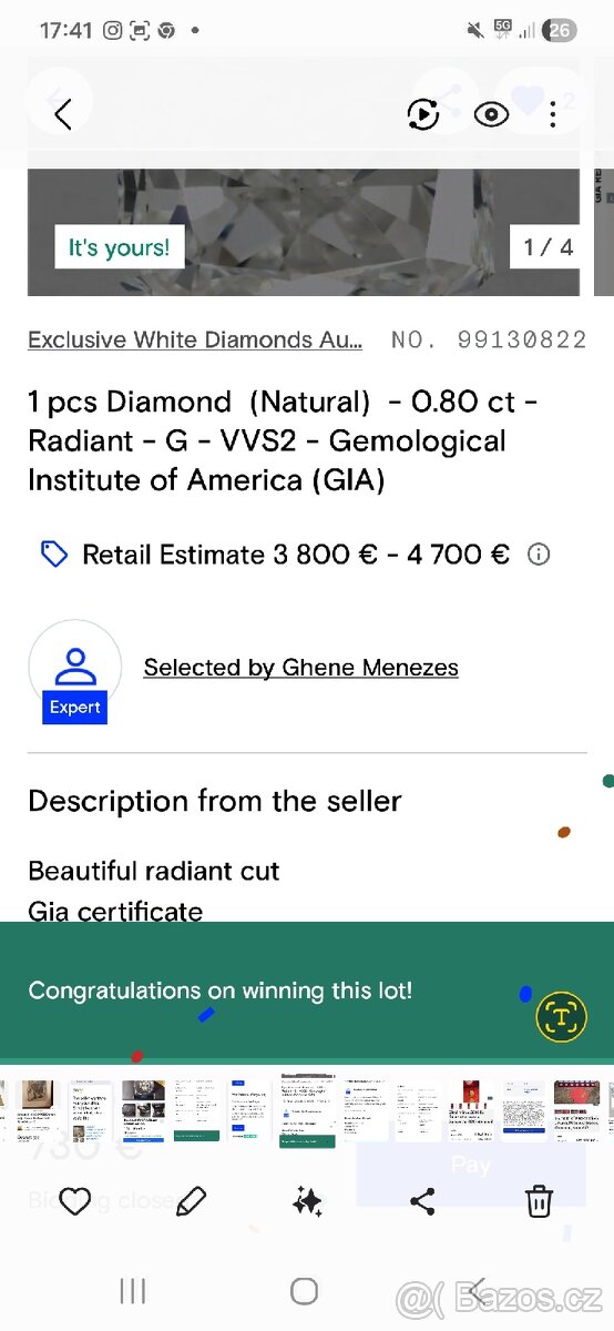 Přenechám nejlepší nabídce tento diamant. - 3