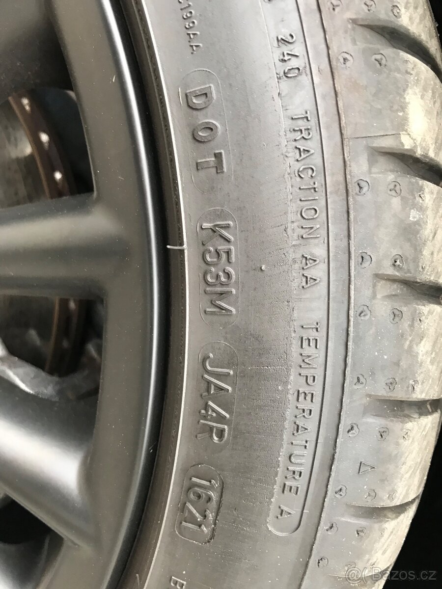 Prodám sadu letních pneu Dunlop SportMaxx 205/45 R17 - 3