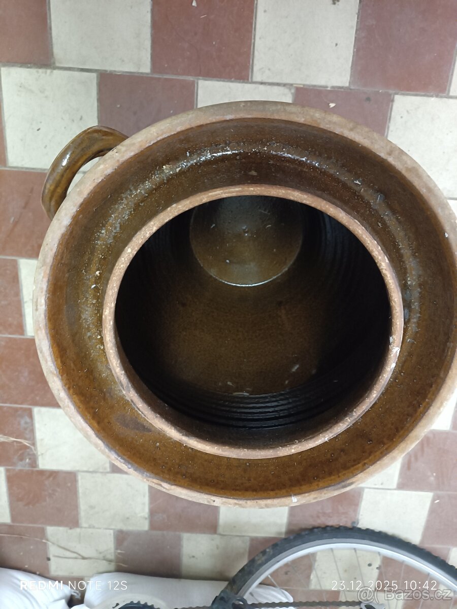 Zelák , keramický sud na zelí 30l - 3