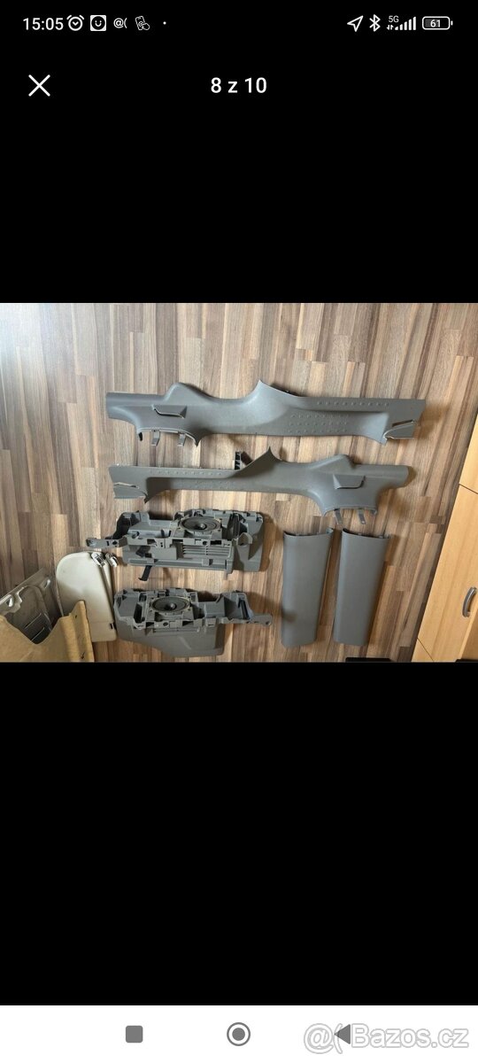 VW Caddy maxi interiérové plasty,stropnice - 3