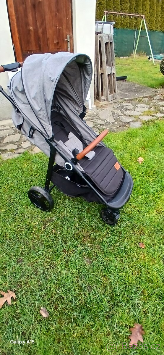 Kinderkraft stroller Grande PLUS 2022 grey - 3