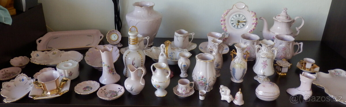 růžový porcelán - různé - 3
