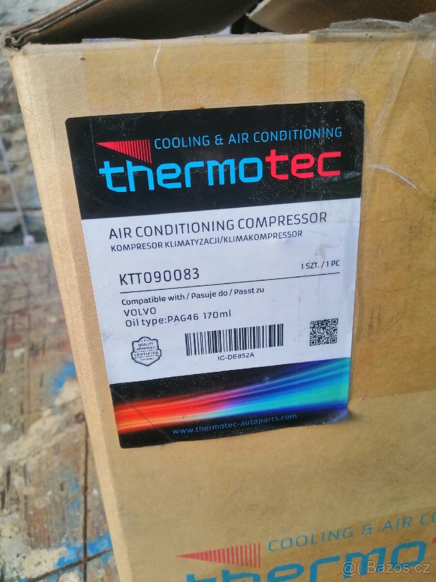 Prodám kompresor klimatizace na Volvo V60, 2011, 2,4L D5 - 3