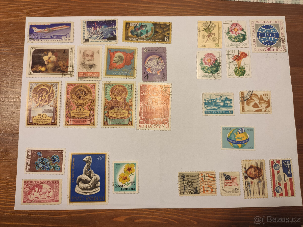 Poštovní známky včetně alba - 3