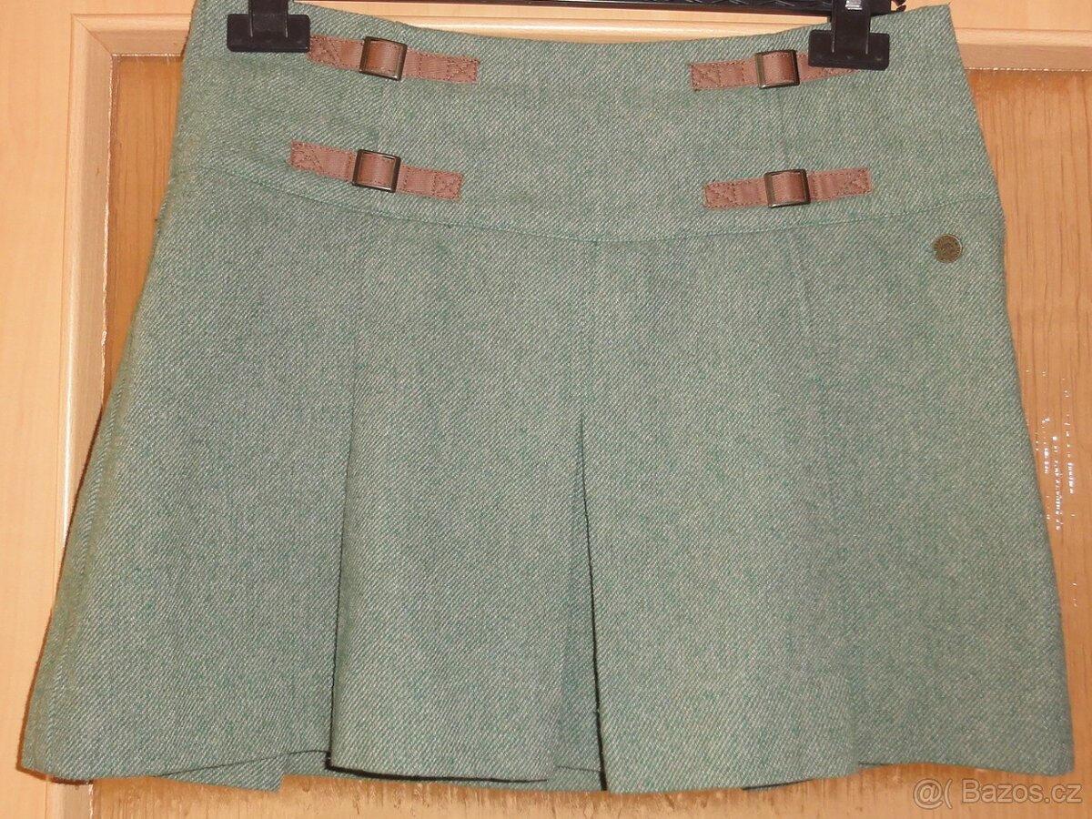 Vlněná zelená sukně Timeout vel.36 - 3