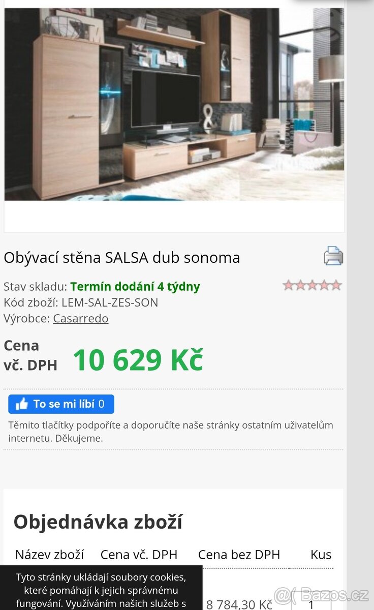 Obývací stěna SALSA dub sonoma - 3