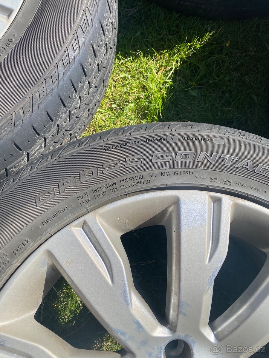 Originální kola Land Rover 19” Hliníkové disky letní pneu