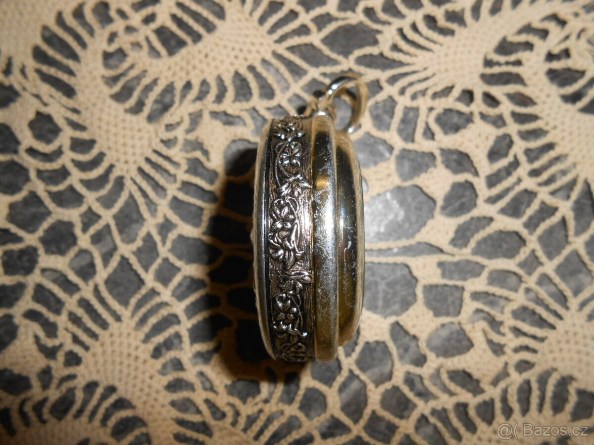 Kapesní hodinky VINTAGE pr. 4,5cm - funkční - zachovalé - 3
