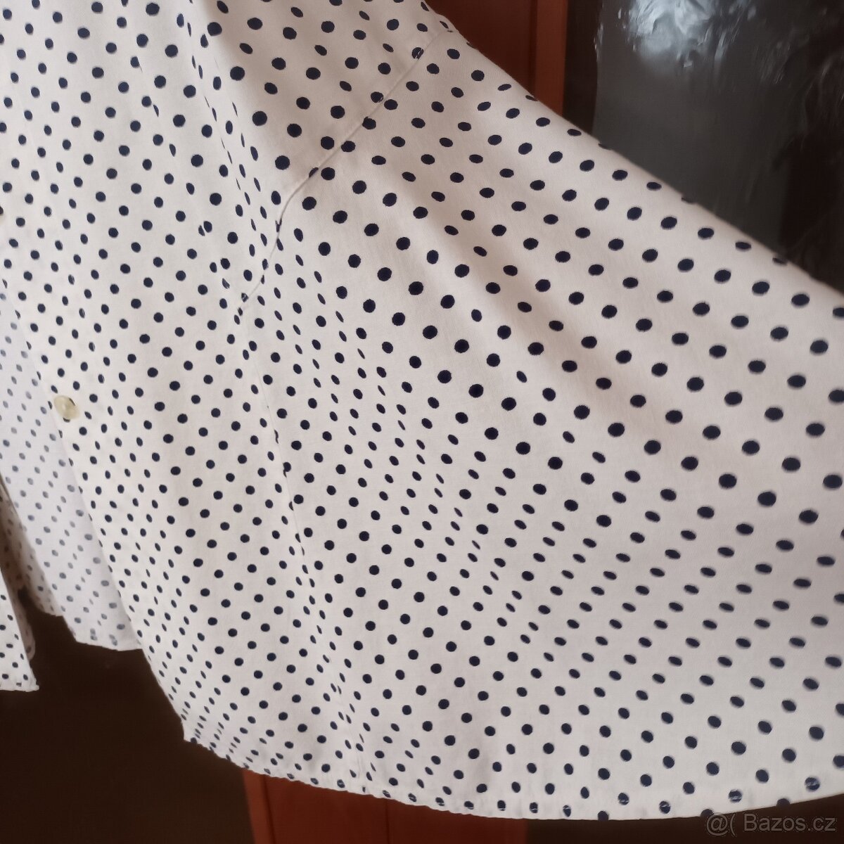 Letní propínací puntíkaté šaty, vel. 46-48 - 3