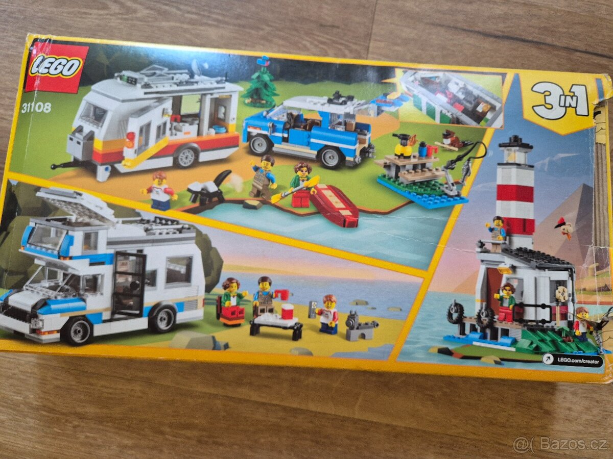 Lego creator 3v1 Rodinná dovolená v karavanu - 3