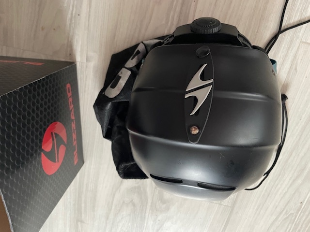 Lyžařská přilba Blizzard black matt neon blue 52-56 cm - 3