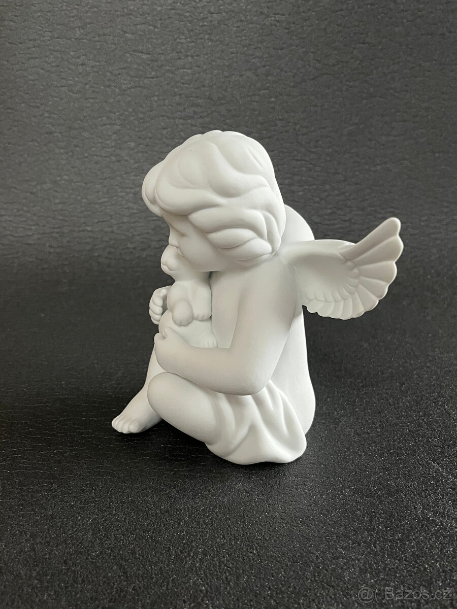 Rosenthal Soška Anděl se zajíčkem 14 cm - 3