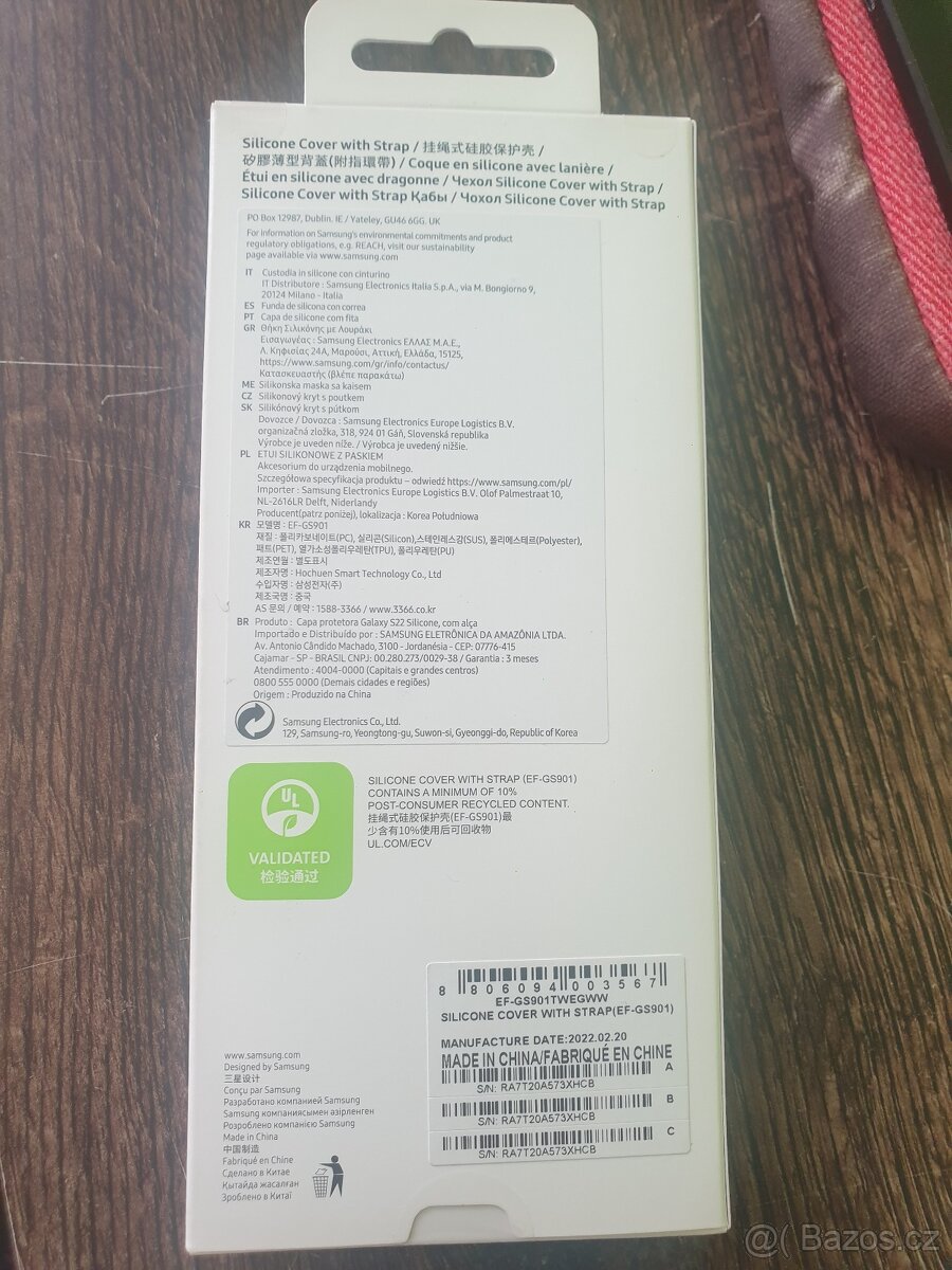Silikonový kryt s poutkem Samsung Galaxy S22 - 3