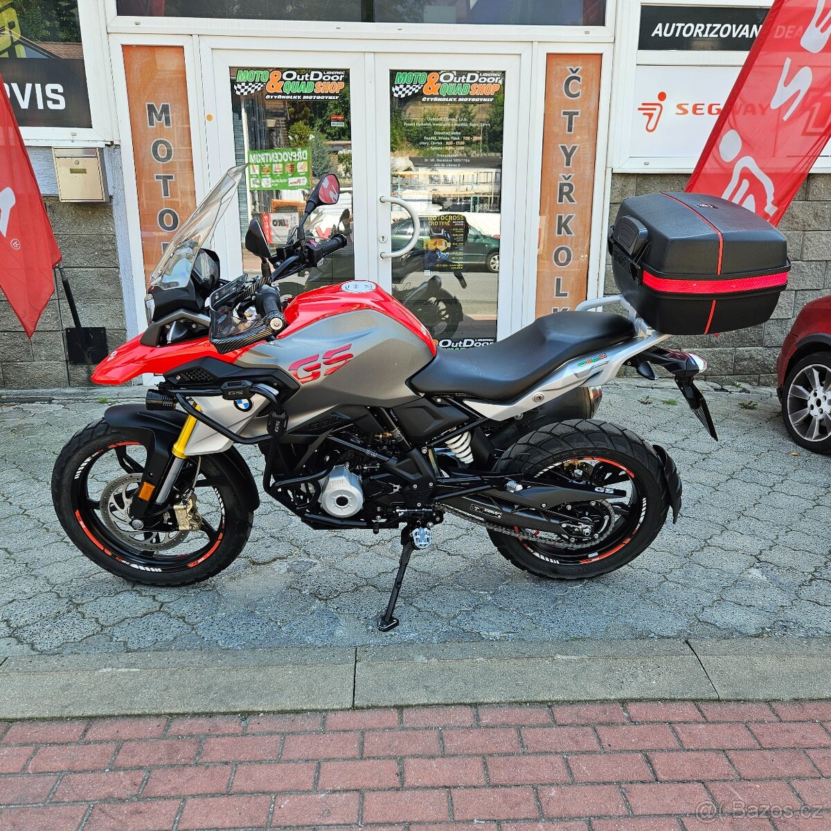 BMW G 310 GS, ČR, Padací rám, Vyšší plexi, Zadní kufr - 3