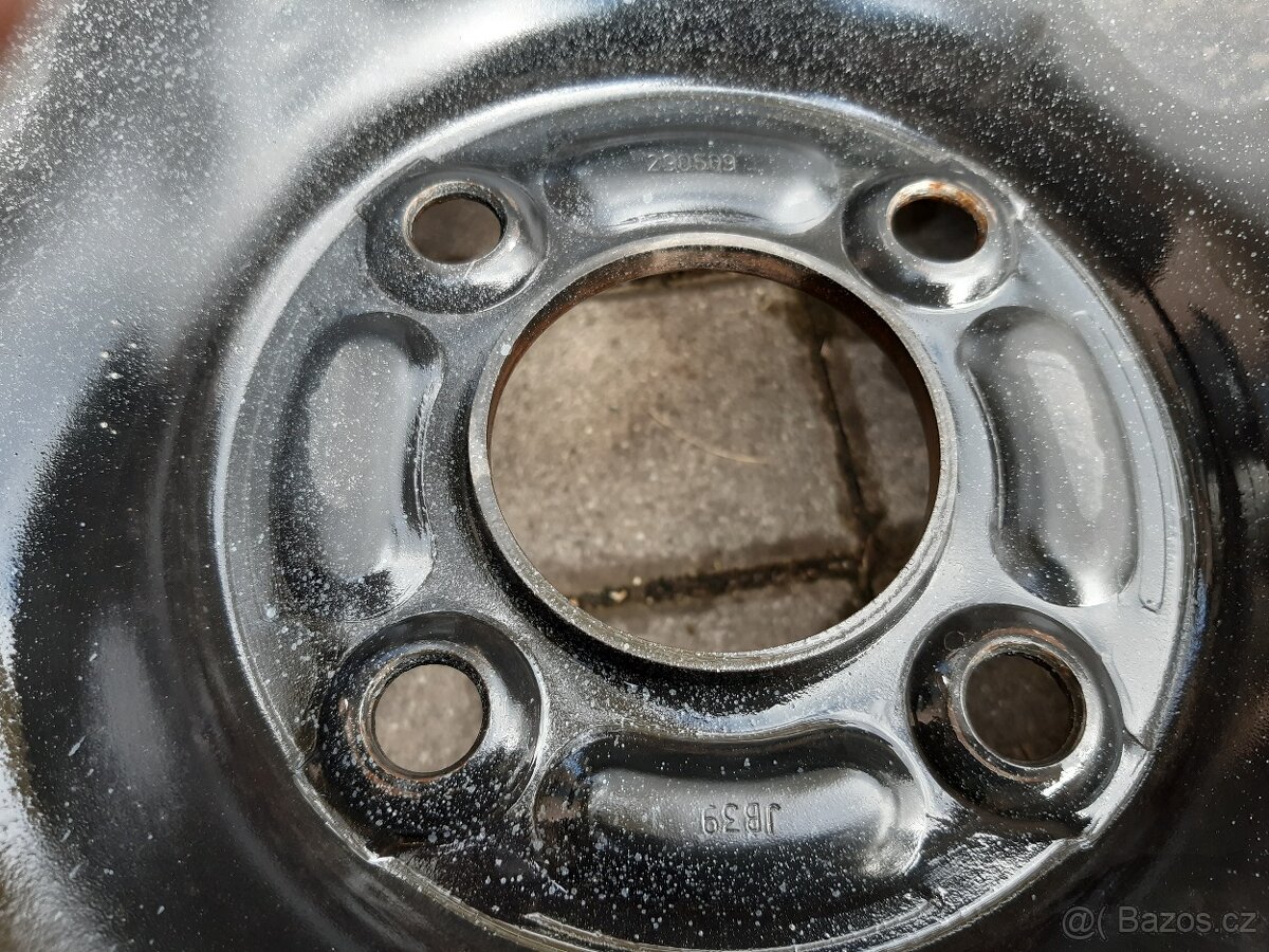 Dva plechové disky 5,5Jx14 ET37 - 3