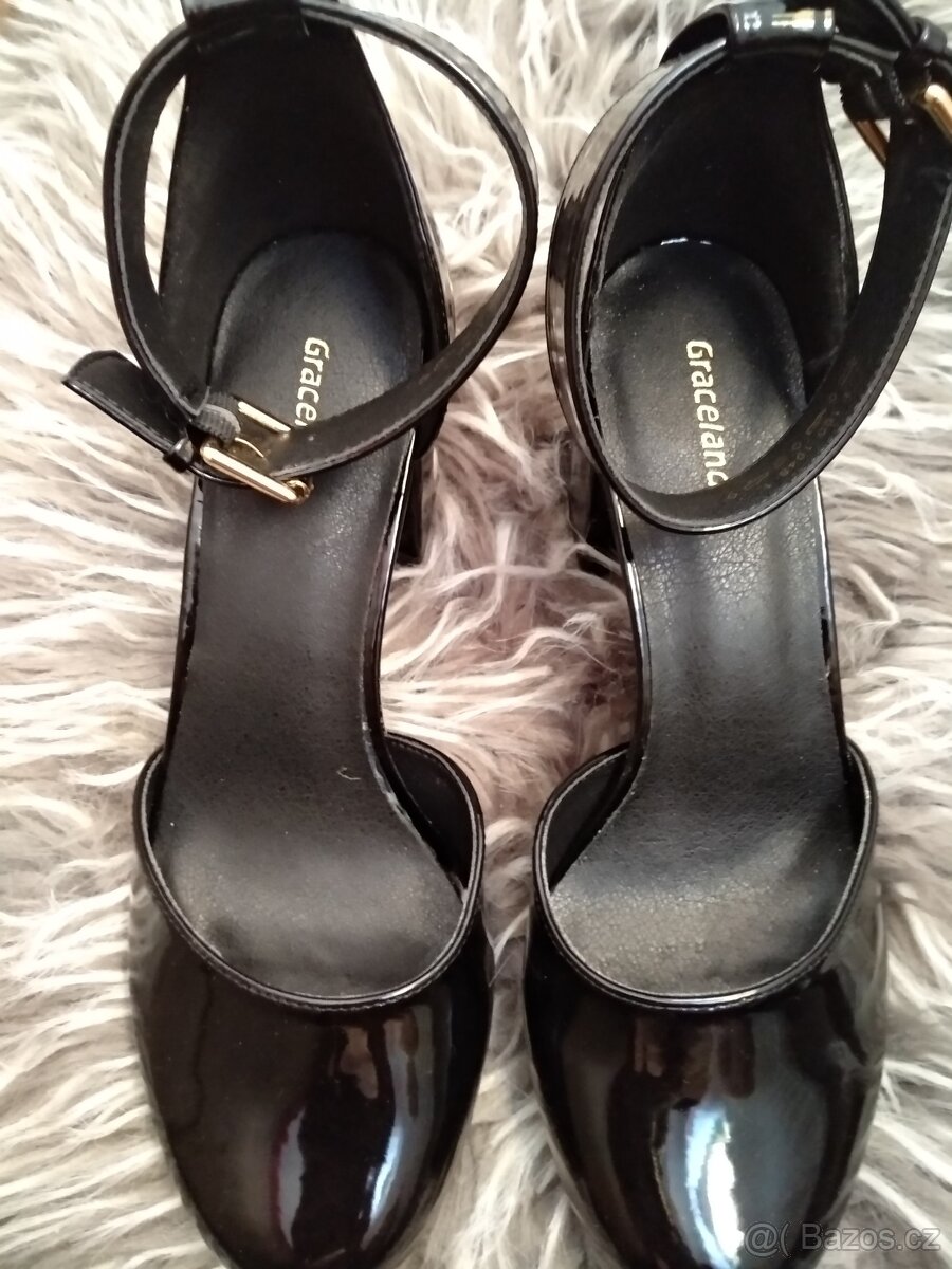 černé lakýrky 38 - NOVÉ - 3