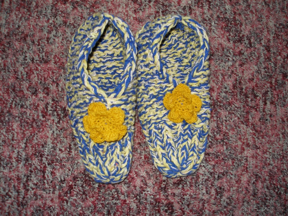 Dětské ručně pletené ťapiny - 3