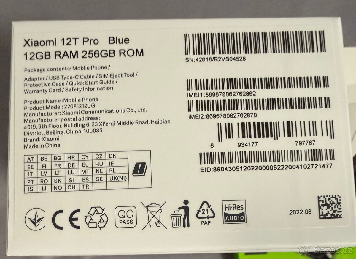 Xiaomi 12T Pro 12GB 256 GB - 3