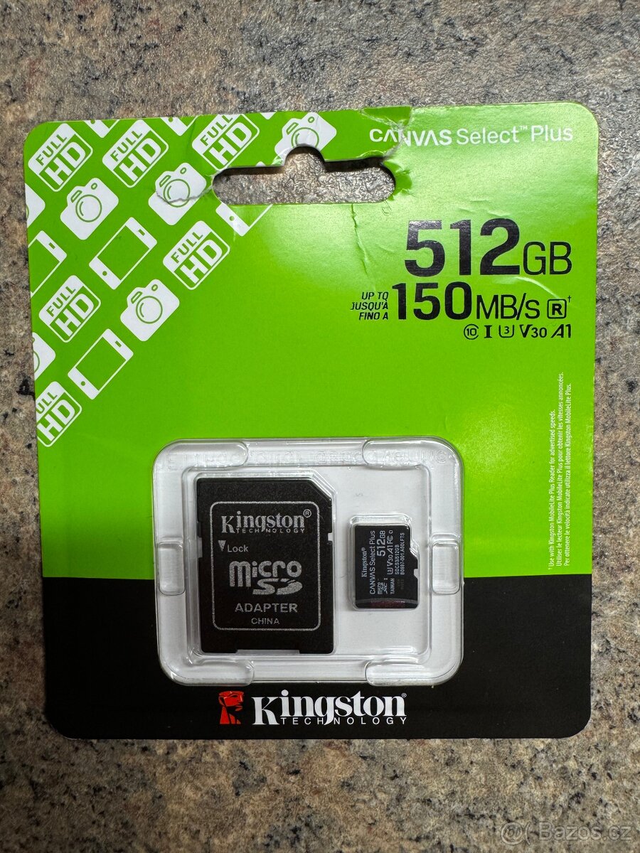 Paměťová karta Kingston microSDXC 512GB - 3
