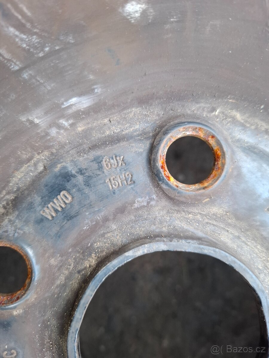 R15 plechove disky Vw group - 3